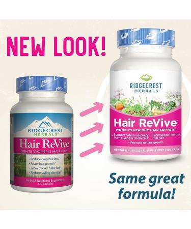 Women's Hair ReVive Capsules - 120 Count - Healthy Hair Support - Non-GMO, Gluten Free - 30 Servings - Buy Online on GoSupps.com