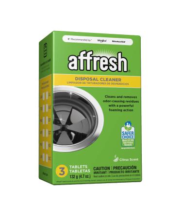 Affresh Garbage Disposal Cleaner, Removes Odor-Causing Residues, 3 Tablets - Buy Online on GoSupps.com