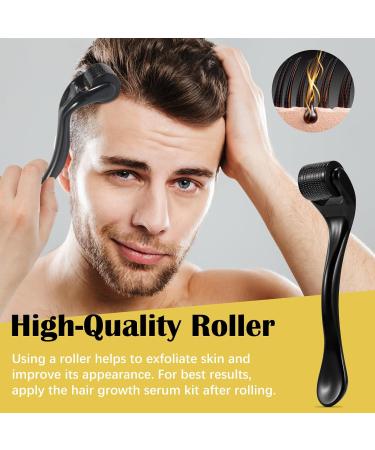  JSBNQRMZ Growth serum oil with Derma Roller care kit perfectly stimulates facial hair growth and hair growth - Buy Online on GoSupps.com