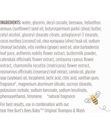Burt's Bees Baby Nourishing Lotion - Original Scent, 6 oz Tube - Buy Online on GoSupps.com