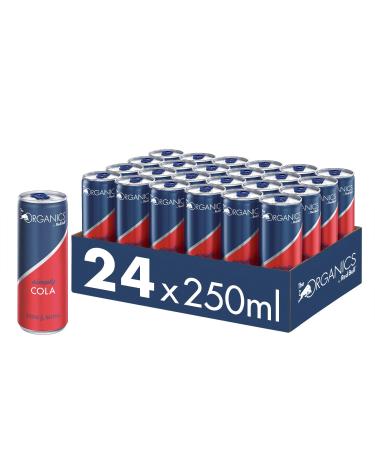 Red Bull Organics by Red Bull Simply Cola - 24 Palette Doses - Bio -Frischungtwehr nken 100% natural ingredients disposable (24 x 250 ml) with deposit - Germany 24er tray