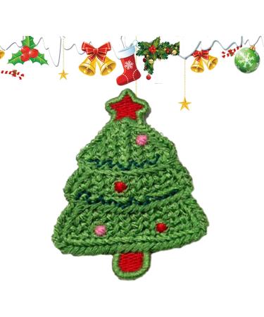 Knitted Hair Clips - Crochet Cartoon Christmas Decorative Barrettes - Cute Hair Pin for Travel Stage Show Daily Life Dating Hersil Tree - Buy Online on GoSupps.com