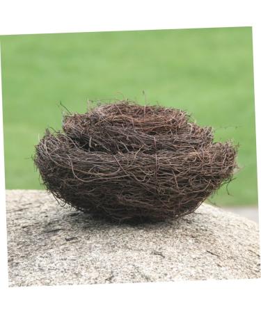 Buy WOFASHPURET Hamster Gerbil Bed Nest - Flower Decoration Rattan & Feather Ornament (15cm) - Buy Online on GoSupps.com