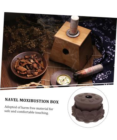 Shop Lurrose Portable Moxibustion Supplies Box - Navel Warming Moxa Stick Burner & Body Massage Roller - International Shipping Available - Buy Online on GoSupps.com