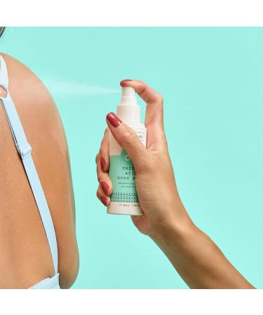 frank body Triple Acid Body Mist | Vegan Cruelty Free AHA/BHA Treatment | Tackle KP & Body Breakouts with Glycolic Acid & Salicylic Acid | 3.38 fl oz / 100 mL - Buy Online on GoSupps.com