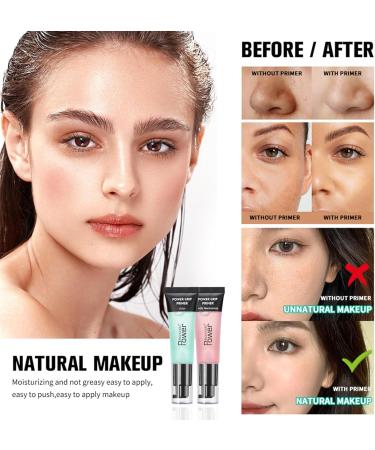 Mrettick Hydrating Face Primer Gel with Hyaluronic Acid - 2 Colors, Power Grip Formula for Smoothing Skin and Gripping Makeup - Moisturizing Green Primer - Buy Online on GoSupps.com
