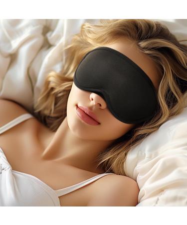 Shop 3D Sleep Mask for Side Sleepers - 100% Light Blocking Soft & Breathable Eye Cover for Men & Women - International Shipping Available - Buy Online on GoSupps.com