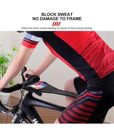 CaCaCook Bike Sweat Trainer - Adjustable Indoor Cycling Mat (24x23x2 Black) for Optimal Workout & International Shipping - Buy Online on GoSupps.com