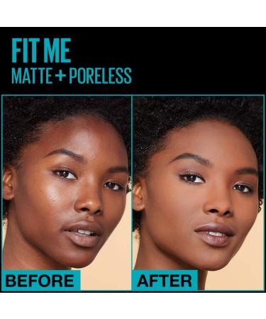 Maybelline Fit Me Matte + Poreless Foundation - Coconut 1 fl. oz | Oil-Free  Flawless Finish - Buy Online on GoSupps.com