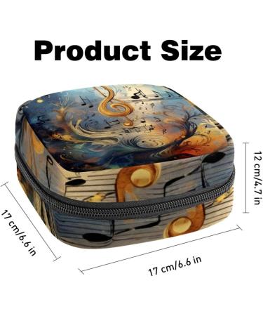 MUOOUM Menstrual Pad Bag for Women & Girls - Zippered Collection Bag with Dolphin Design - 4.7x6.6x6.6 in - Buy Online on GoSupps.com