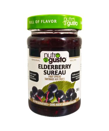 NutroGusto Jams Fruit Preserve Spread 290 g (Elderberry)