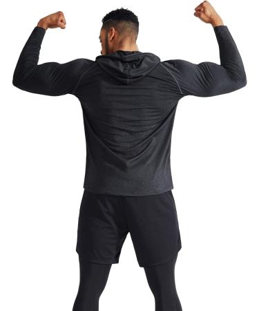 NELEUS Men's Dry Fit Long Sleeve Running Shirts 3 Pack - Dark Grey/Light Grey/Slate Grey - Size Large - Buy Online on GoSupps.com