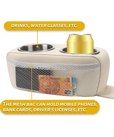 Marinexplore Pontoon Double Drink Holder - Stainless Steel Cup Holders for Boat, Yacht, RV, Car - Buy Online on GoSupps.com