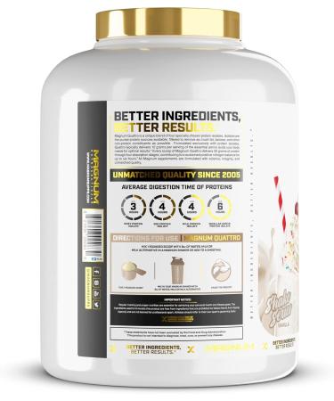 QUATTRO Magnum Nutraceuticals Chocolate 4.5lb - Supports Muscle Growth & Recovery | Buy Internationally - Buy Online on GoSupps.com