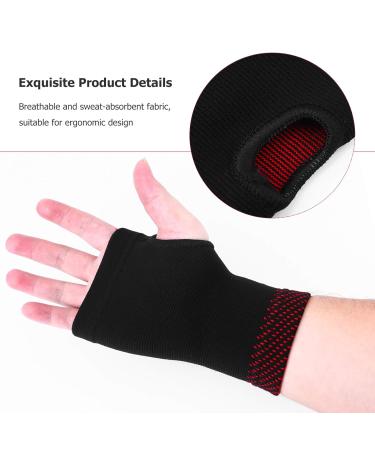 Buy Night Splint Half Finger Gloves - Carpal Tunnel Hand Support Brace - Polyester Warm Wrist Protector - International Shipping Available - Buy Online on GoSupps.com