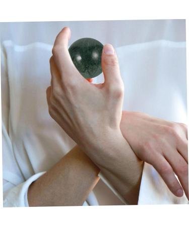 Marmerdo Jade Fitness Handball - Magnetic Baoding Balls for Acupressure & Massage | Silent Marble Chinese Balls (2pcs) - Buy Online on GoSupps.com