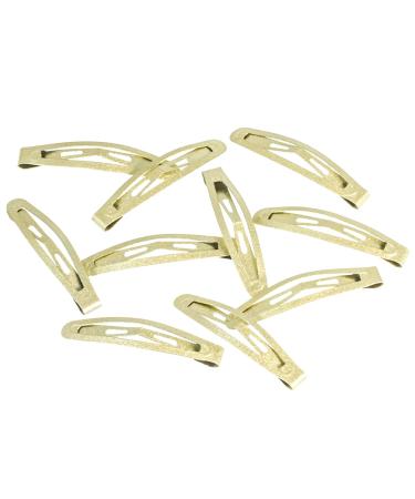 Buy Gold Shimmering Hair Clips - Mini 10-Piece Set (4.3cm) with Stylish Pink Storage Box | International Shipping - Buy Online on GoSupps.com