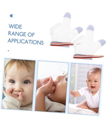 Valiclud Anti-Eating Gloves | 2 Pairs of Children s Control Toys | Thumb Protector & Nylon Baby Ring for Toddlers - Buy Online on GoSupps.com