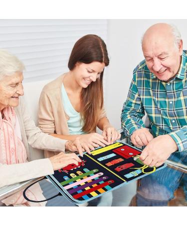 Nestel Sensory Blanket for Dementia & Seniors | Ideal Gift for Alzheimer's Asperger's & Autism Support - Buy Online on GoSupps.com