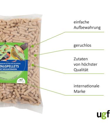 UGF Premium Suet Pellets with Mealworms - All-Year Round Wild Bird Food for Optimal Nutrition - Buy Online on GoSupps.com