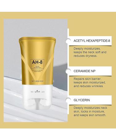  Duqulle AH-8 Firming Neck Cream tightens and lifts the neck with rollers natural neck cream wrinkles double chin lifts sagging skin moisturizing and nourishing - Buy Online on GoSupps.com