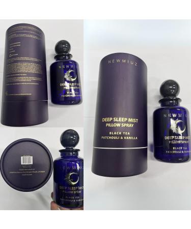 Deep Sleep Pillow Spray Natural Aromatherapy Mist for Sleep Relaxation Calming Stress Relief Patchouli Black Tea Vanilla Essential Oils Self Care Gift - Buy Online on GoSupps.com