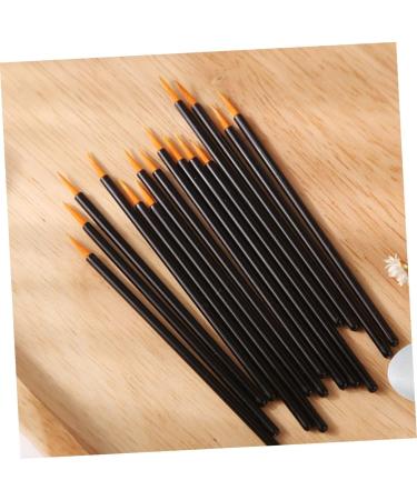 WOONEKY 100pcs Disposable Eyeliner Brush Eye Definer Brush Practical Eyeliner Brush Lip Plastic Black - Buy Online on GoSupps.com