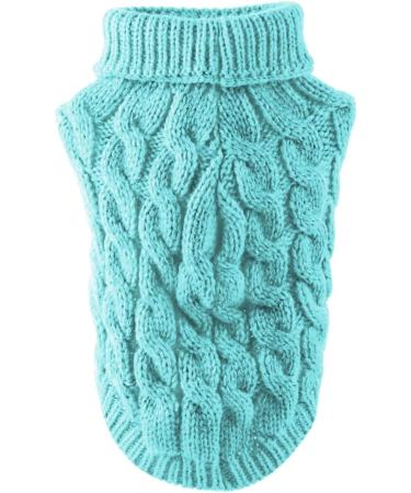 Tower Collar Winter Knitting Sweater for Pets | Thick Knit Dog & Cat Coat for Small to Large Sizes - Cozy & Stylish - Buy Online on GoSupps.com