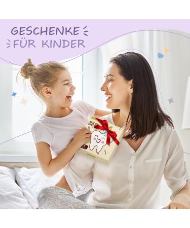 Qetlavee Wooden Tooth Box for Baby Teeth | Personalized Milk Tooth Jar & Souvenir | Perfect Storage Solution with Tweezers - Buy Online on GoSupps.com