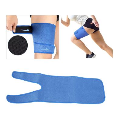 Alomejor Adjustable Thigh Compression Sleeve for Basketball - Blue | Muscle Fatigue Guard for Sports - International Shipping Available - Buy Online on GoSupps.com