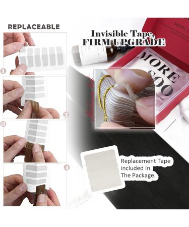 Moresoo 24 Inch Natural Black Tape in Human Hair Extensions - 20 Pieces/50g #1B - Buy Online on GoSupps.com