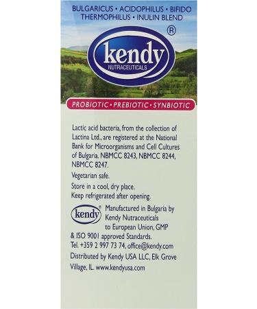 Actiflora + Synbiotic Kendy 100 VCaps - Premium PreProbiotic Supplement - Buy Online on GoSupps.com