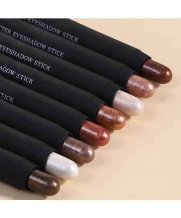 B tonnet Paupi res | 8 Pi ces Stylo Paupi res Imperm able - Effet Lumi re & Brillant - Liner Cr meux Multi-Usage Pour Femmes & Filles - Maquillage F te & Beaut  - Buy Online on GoSupps.com