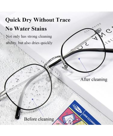 100 Individually Wrapped Lens Wipes for Eyeglasses Pre-Moistened Cleaner for All Optical Surfaces - Buy Online on GoSupps.com