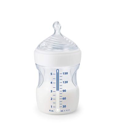 NUK Simply Natural Baby Bottles 0+ Months - Slow Flow 5 oz (2 Pack) - Buy Online on GoSupps.com