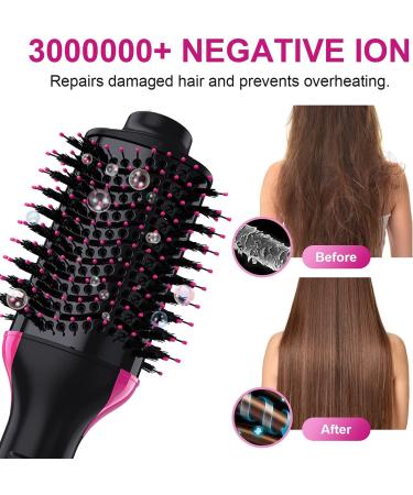 3-in-1 Hair Dryer Brush Volumizer with Negative Ion Technology - Ceramic Coating Hot Air Styler | Mother's Day Gift - Buy Online on GoSupps.com