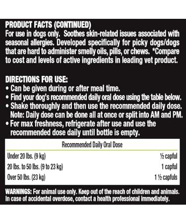 COOL PET Holistics Liquid-Vet K9 Itch & Allergy Advanced Formula 32 oz - Unflavored - Buy Online on GoSupps.com