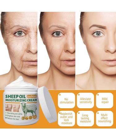 FASSME Facial Moisturizer Sheep Oil Face Creams NonGreasy Locks Moisture Firms Your Skin Body Care - Buy Online on GoSupps.com