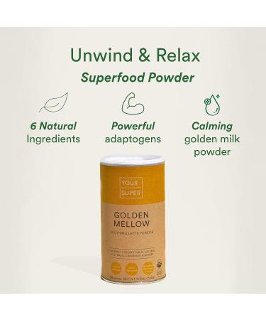 Golden Milk Latte Mix with Ashwagandha for Natural Stress Relief - 40 Servings - Buy Online on GoSupps.com