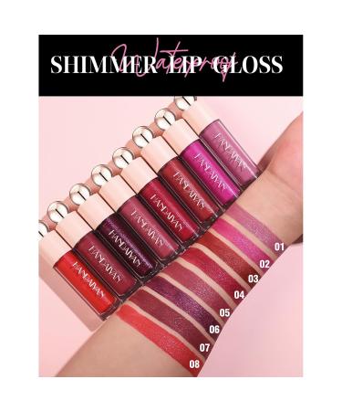 Buy Glitter Lip Gloss & Matte Liquid Lipstick | Long Lasting Waterproof Vegan Makeup for Women Vivid Color & Moisturizing Formula - Buy Online on GoSupps.com