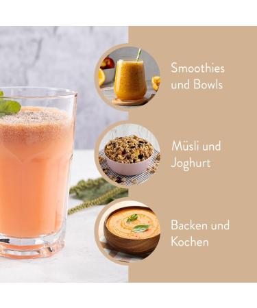 BORCHERS Ground psyllium husks 500 g with inulin swelling effect rich in fiber vegan popular in baking for dishes and drinks tasteless - Buy Online on GoSupps.com