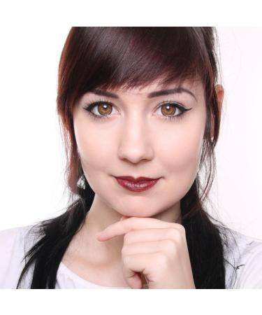 Matlens Geolica Brown Royal Cafe Colored Contact Lenses - Big Eyes WPM-506 | 2 Lenses + Case + 50ml Care Solution | 5.75 Diopters - Buy Online on GoSupps.com