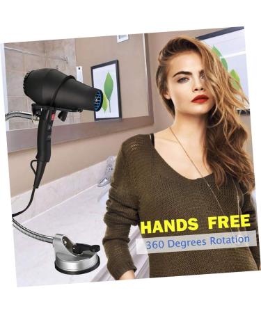 Zerodeko Hair Dryer Stand Lazy Hair Dryer Rotating to Rotate Desktop Liberation Alloy and Rubber - Buy Online on GoSupps.com