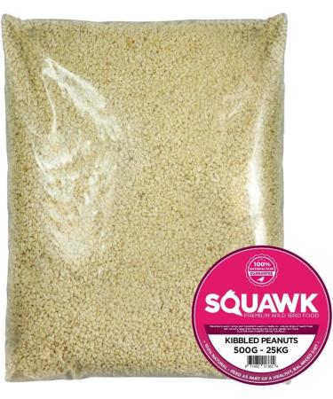 SQUAWK Crushed Peanuts - Premium Wild Garden Nut Food Mix for Wild Birds (1kg) - Buy Online on GoSupps.com