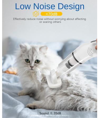 HOPET Pet Grooming Vacuum Kit - Wireless Dog Hair Remover & Cat Deshedding Brush with Powerful Suction - Buy Online on GoSupps.com