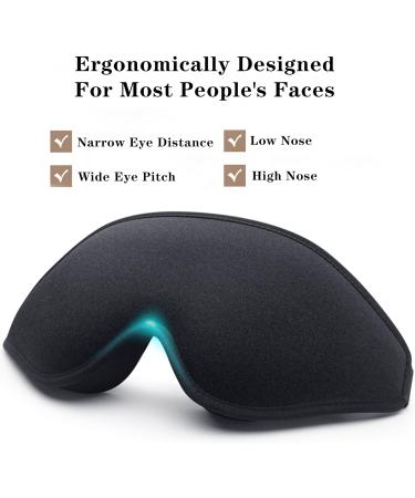 Buy 3D Blackout Sleep Masks - Extra Soft Sensation-Free Unisex Eye Mask for Ultimate Comfort | Tranquil Choice - Buy Online on GoSupps.com
