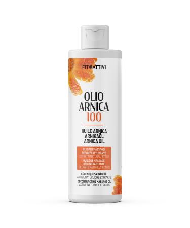 FITOATTIVI Arnica Oil Very Strong for Relaxing and Relaxing Massages Ideal for Muscle Tensions and Sports with Warming Camph