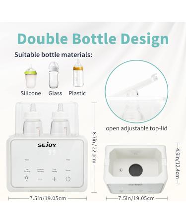 6-in-1 Bottle Warmer for Baby - Breastmilk & Formula Milk Heater and Baby Food Warmer - White - Buy Online on GoSupps.com