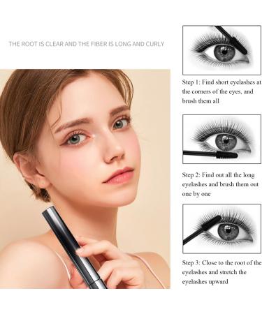 2Pcs Judy Doll Mascara Ksndurn Metal Mascara 3D Curling Eyelash Iron Mascara Eyelash Curler - Water Proof Smudge Proof Long Lasting (Brown) - Buy Online on GoSupps.com