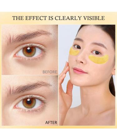 Under Eye Patches for Puffy Eyes & Dark Circles - 24 Pcs Collagen & Snail Mucin Eye Masks | Wrinkle Relief Skin Care - Buy Online on GoSupps.com